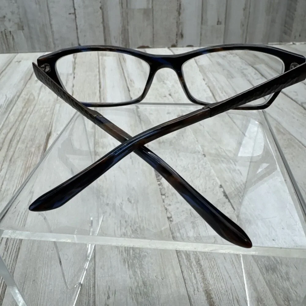 Prodesign Denmark 5628 9034 54/16 135 Blue Brown Rectangular Eyeglass Frames